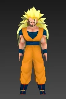 二次元 孙悟饭 3D模型