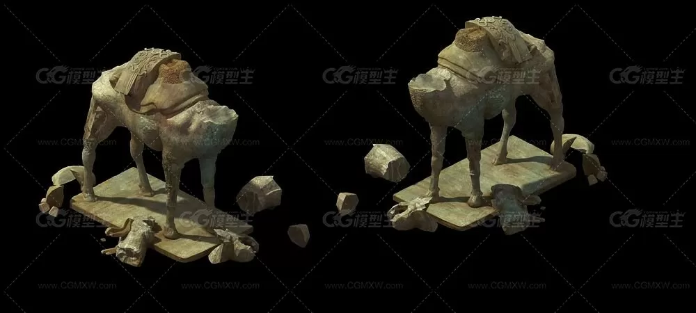 骆驼3d模型-2