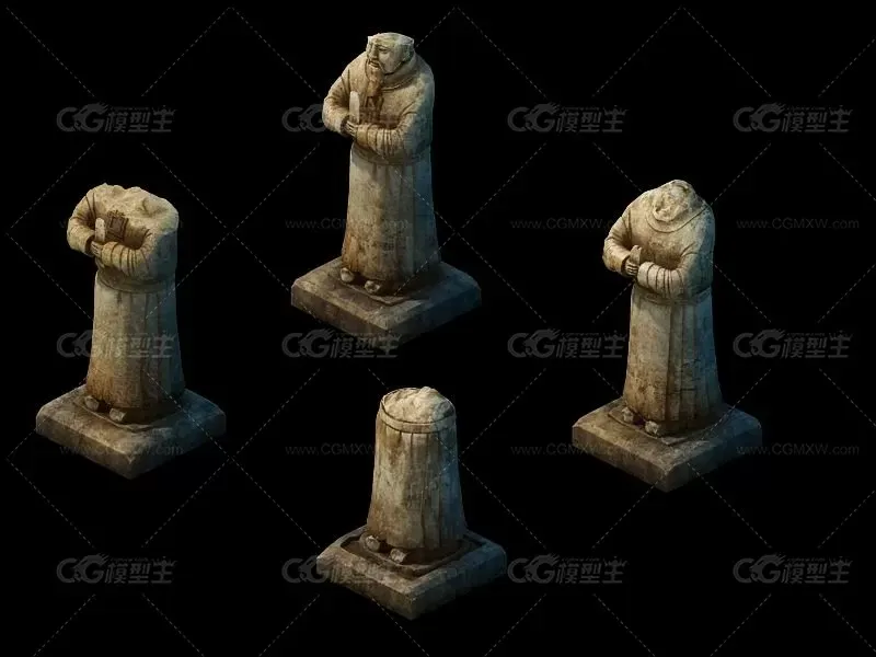 六十一蕃臣3d模型-1