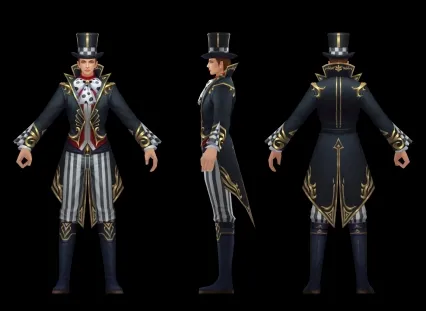 魔法师时装 3d模型
