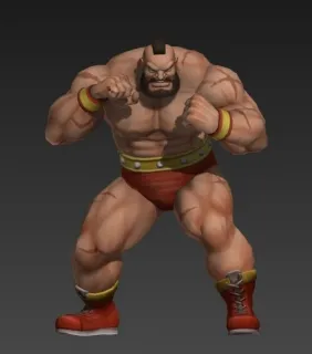 街霸壮汉哥 3D模型