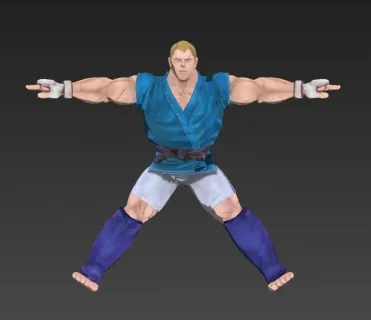 街霸 外国拳手 3D模型