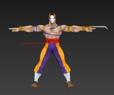 街霸 蒙面男 3D模型
