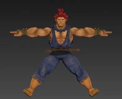 街霸 拳霸 3D模型