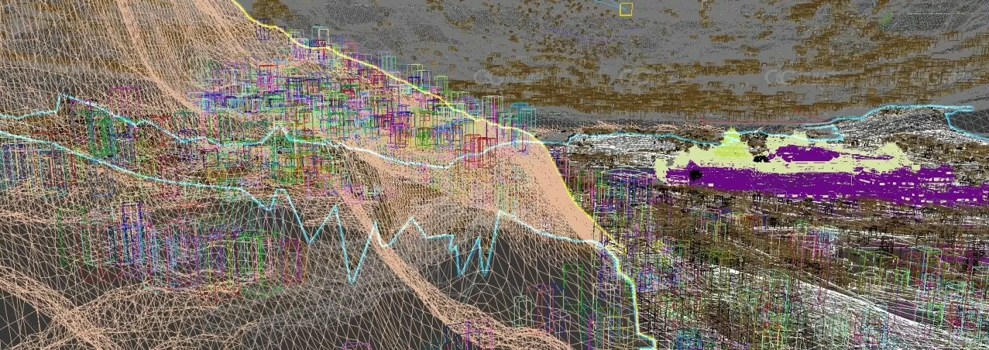 写实场景精细荒漠沙漠绿洲戈壁骆驼湖水3Dmax模型场景源文件-8