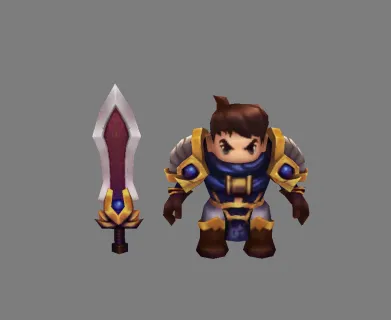 战士 3d模型