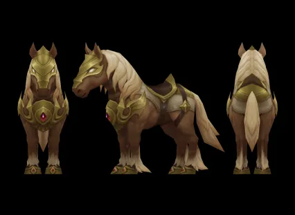 q版马坐骑   3d模型