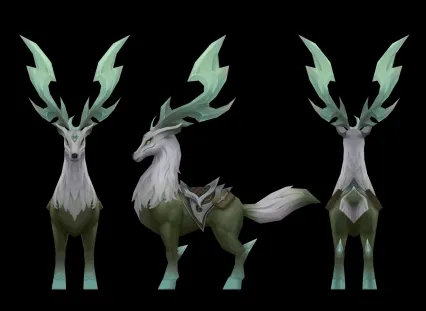 鹿坐骑  3d模型