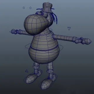 大鼻子人偶 3D模型免费下载