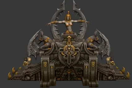 胡夫沙漠 CG模型