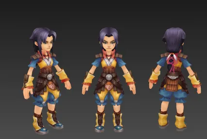 盔甲战士  3d模型