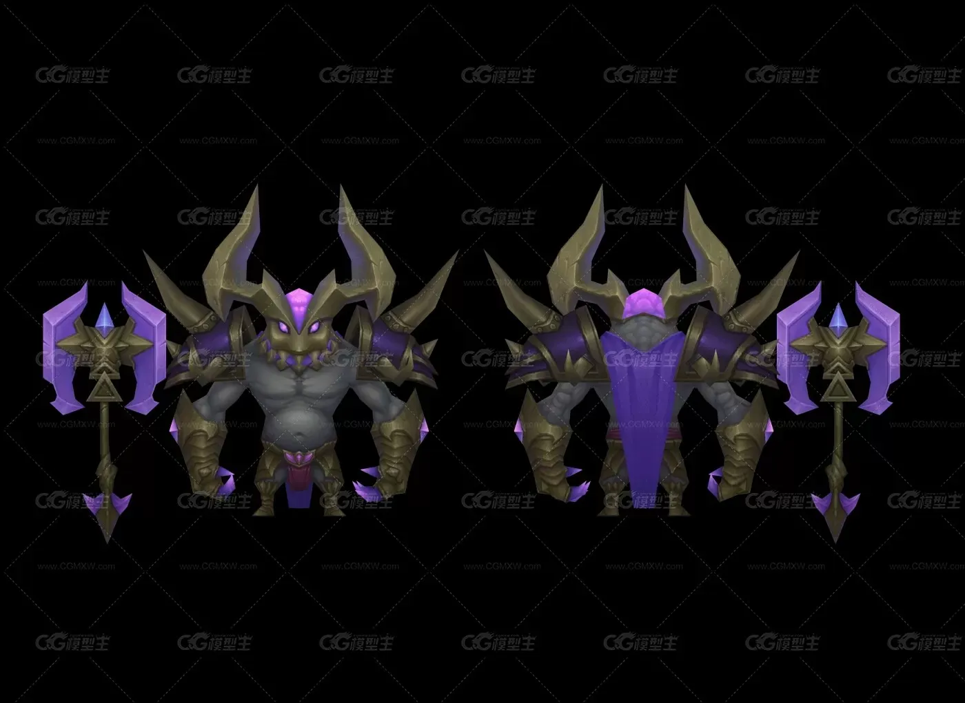 魔将   3d模型-1