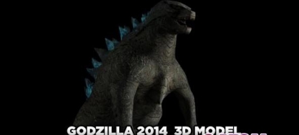 哥斯拉2014模型（含绑定）GODZILLA 2014 FREE 3D MODEL