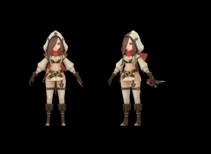 女刺客   3d模型