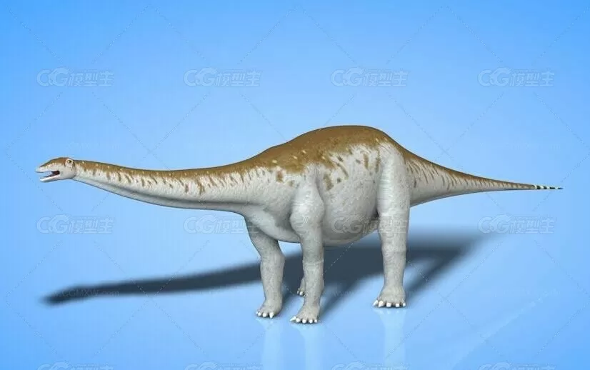 C4D雷龙模型含绑定Apatosaurus-1