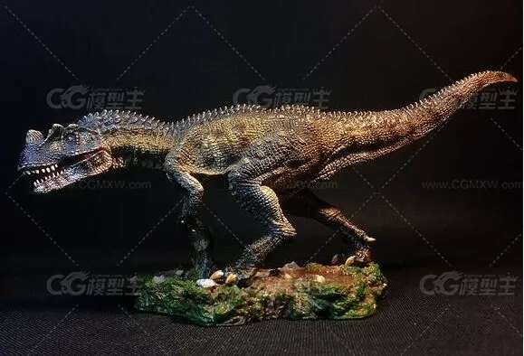 C4D角鼻龙模型含绑定Ceratosaurus-1