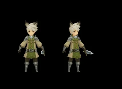 猫士兵   3d模型