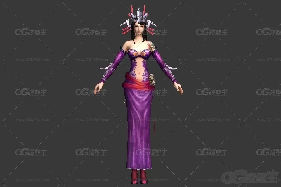 女魅修三 cg模型-1