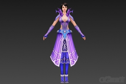 女魔修二 3d模型