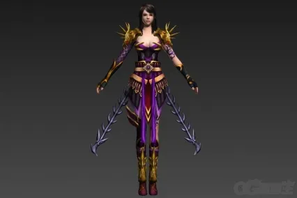 女魔修四 3D模型免费下载