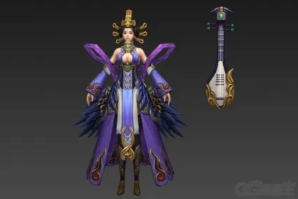 四绝庄琴韵 CG模型