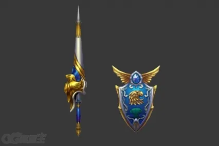 魔法骑士盾 CG模型