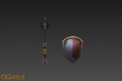 阴阳盾 3D模型免费下载