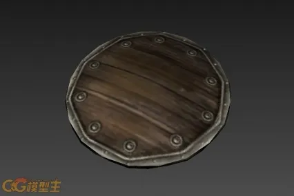 圆盾 3D模型