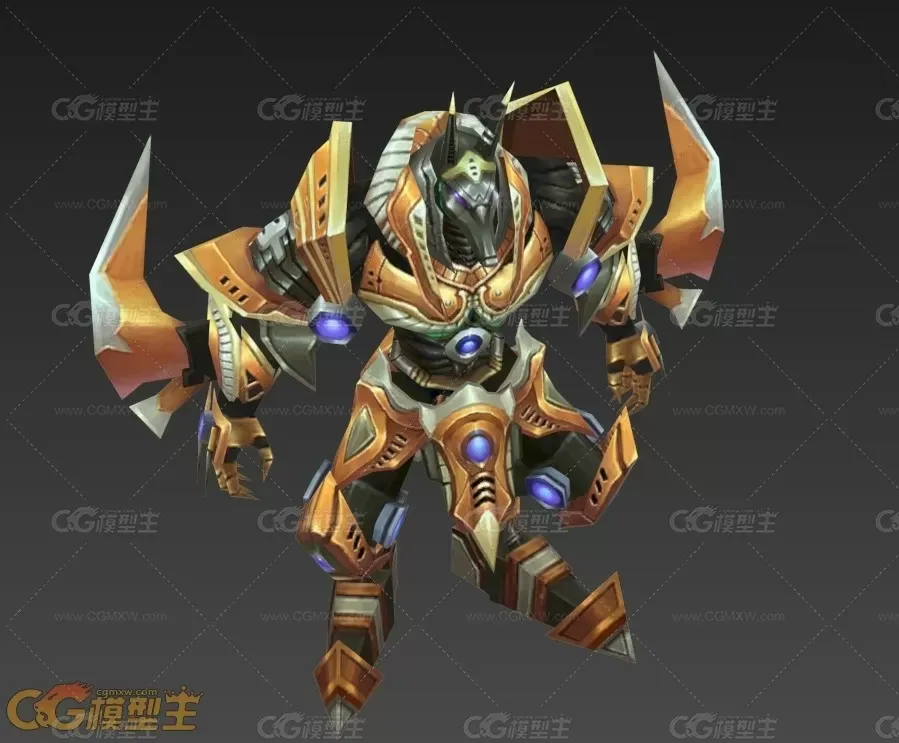 机械boss 3D模型-1