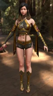 【虚幻竞技场】shinbi 人物模型 全材质提取