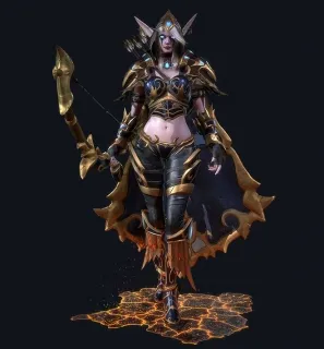 希尔瓦娜斯 - 魔兽世界角色模型