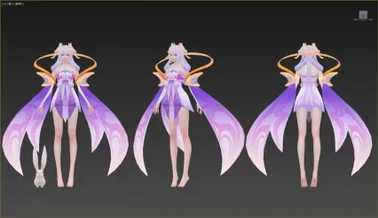 王者嫦娥3D模型+皮肤