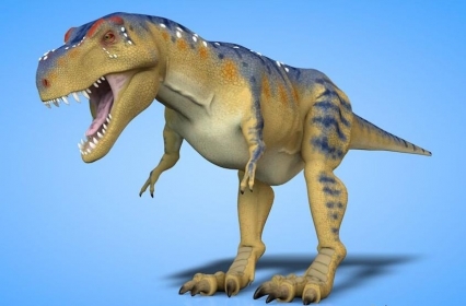 C4D暴龙变种模型含绑定Tyrannosaurus variant