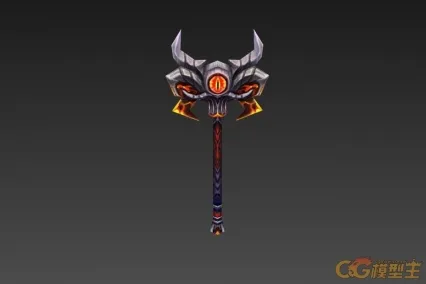 魔族牛头斧 CG模型