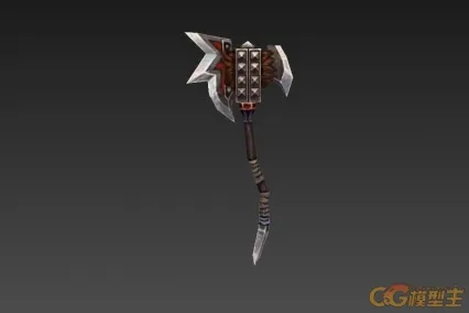魔族双手斧 CG模型免费下载