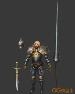男骑士 3D模型