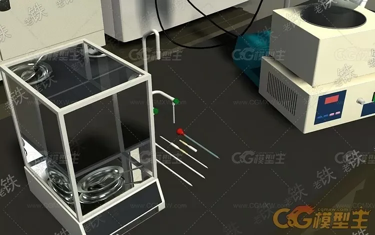 3dmax2011各种实验室化学仪器器材集合四无贴图-3