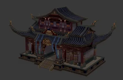 魔法城堡 古代建筑 中国风建筑 古风建筑