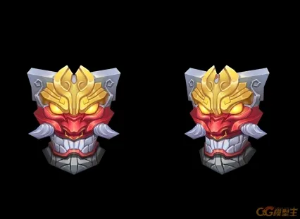 鬼脸盾   3d模型
