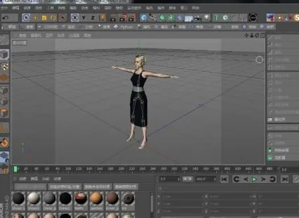 绑定好的人 3D模型免费下载