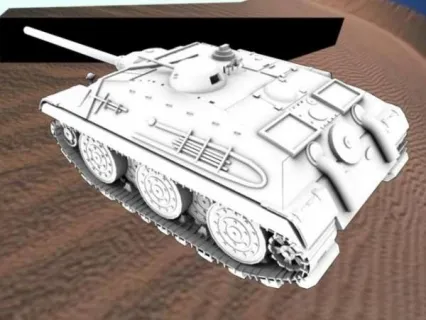 坦克突击炮 CG模型