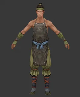 打铁师傅3d模型