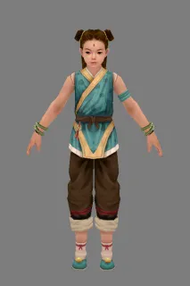 药童3d模型·