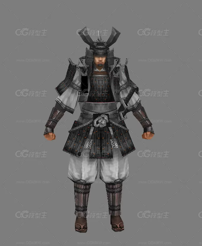 高级武士3d模型-1