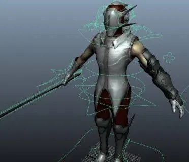 复古机械战士 cg模型