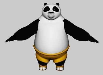 Maya模型 功夫熊猫 3d模型