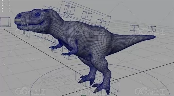 Maya模型 霸王龙 3D模型免费下载-1