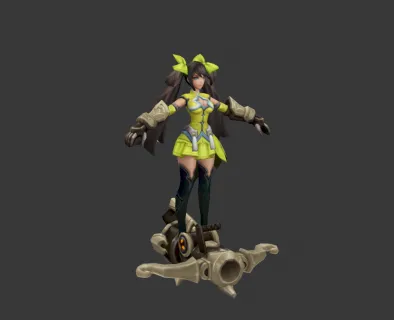 孙尚香3d模型