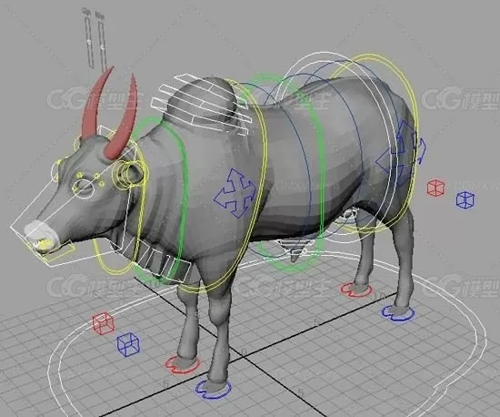 已做好绑定的模型 cg模型-1