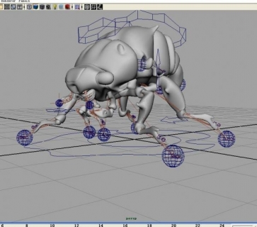 苍蝇绑定 3D模型免费下载